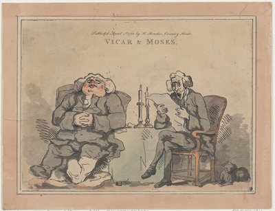 Helytartó és Mózes, 1786. április 1., 1786. április 1. alkotó: Thomas Rowlandson