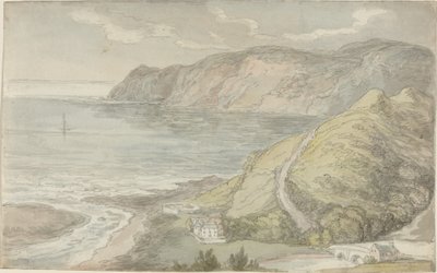 Kilátás a lyntoni fogadóból alkotó: Thomas Rowlandson