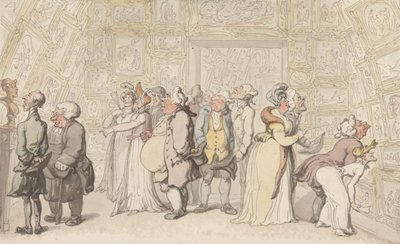 Kiállítás a Királyi Akadémián alkotó: Thomas Rowlandson