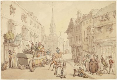 Utazás Franciaországba: Hôtel de Flandre alkotó: Thomas Rowlandson