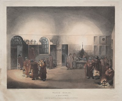 Watch House, St. Mary Le Boue alkotó: Thomas Rowlandson