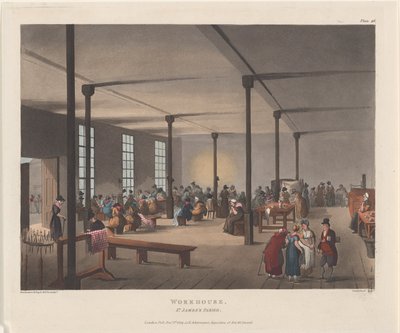 Munkaház, Szent Jakab plébánia, 1809. december 1., 1809. december 1. alkotó: Thomas Rowlandson