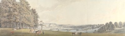 Boxhill kilátása a Surrey állambeli Norbury Parkból alkotó: Thomas Sandby