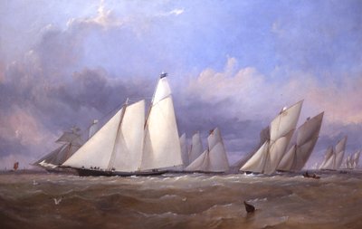 Amerika Cowesben, 1852 alkotó: Thomas Sewell Robins
