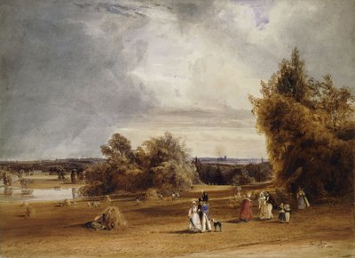 Párizs kilátása a St. Cloudból, 1830 alkotó: Thomas Shotter Boys