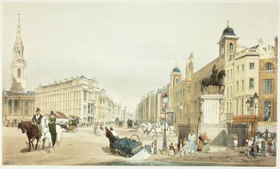 Belépés a The Strandbe a Charing Crosstól, húszas lemez az Original Views of London, ahogy van alkotó: Thomas Shotter Boys