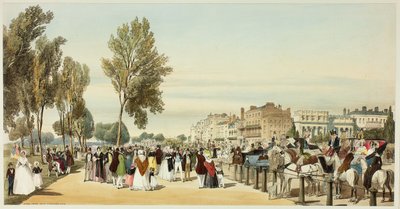 Hyde Park a Grosvenor-kapu közelében, tizenhatos tábla az eredeti londoni képről, ahogy van alkotó: Thomas Shotter Boys