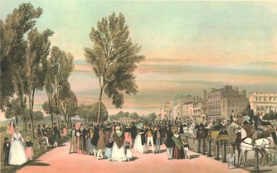 Hyde Park a Grosvenor Gate közelében. alkotó: Thomas Shotter Boys