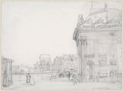 A párizsi Île de la Cité az Institut felől alkotó: Thomas Shotter Boys