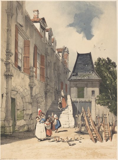 St. Amand apátság, Rouen alkotó: Thomas Shotter Boys