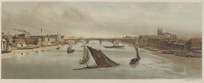 London úgy, ahogy van: London Bridge, a Southwark Bridge felől alkotó: Thomas Shotter Boys