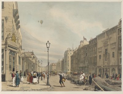 London úgy, ahogy van: Piccadilly, kelet felé néz a város felé alkotó: Thomas Shotter Boys