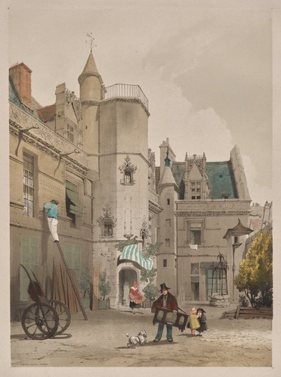 Festői építészet Párizsban, Gentben, Antwerpenben, Rouenben: Hôtel Cluny, Párizs alkotó: Thomas Shotter Boys