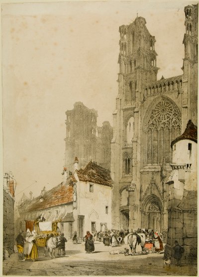 Festői építészet Párizsban, Gentben, Antwerpenben, Touenben stb. alkotó: Thomas Shotter Boys