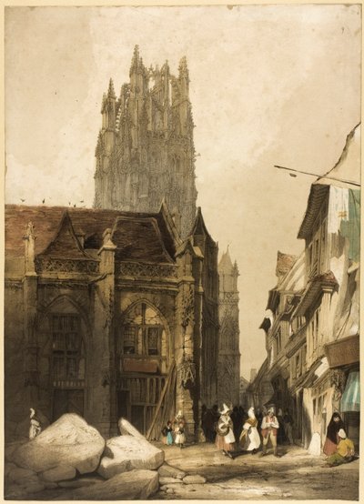 Festői építészet Párizsban, Gentben, Antwerpenben, Touenben stb. alkotó: Thomas Shotter Boys