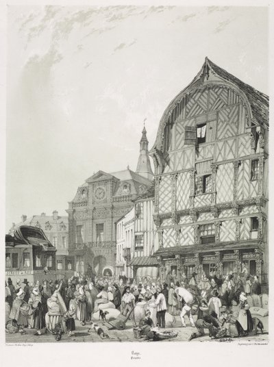 Festői és romantikus utazások a régi Franciaországban, Picardie Vol. 2, 1840. alkotó: Thomas Shotter Boys