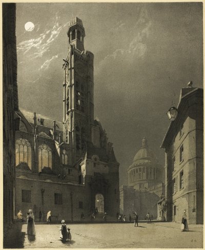 St. Etienne du Mont és a Pantheon, Párizs alkotó: Thomas Shotter Boys