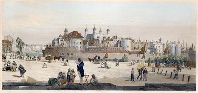 A londoni Tower és a pénzverde a Great Tower Hillből alkotó: Thomas Shotter Boys