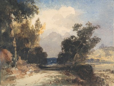 Kilátás az Arundel kastély közelében alkotó: Thomas Shotter Boys