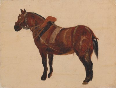 Tanulmány egy munkalóról alkotó: Thomas Sidney Cooper