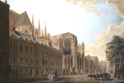 Old Palace Yard, Westminster alkotó: Thomas Snr. Malton