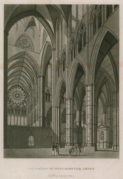 A londoni Westminster Abbey kereszthajója alkotó: Thomas Snr. Malton