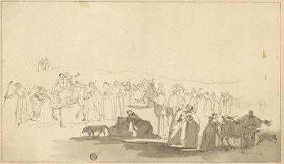 Canterbury zarándokai alkotó: Thomas Stothard