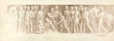 Tervezés a Grand Staircase-hoz, a Buckingham-palotához, a Központhoz és a 2d alkotó: Thomas Stothard