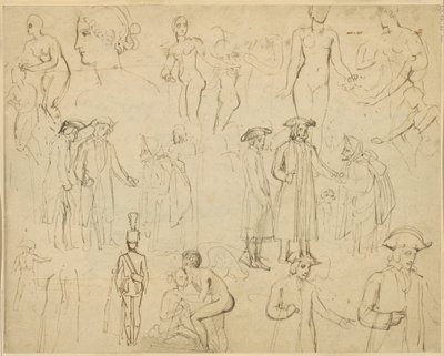 Roger de Coverley és a cigányok [verso] alkotó: Thomas Stothard