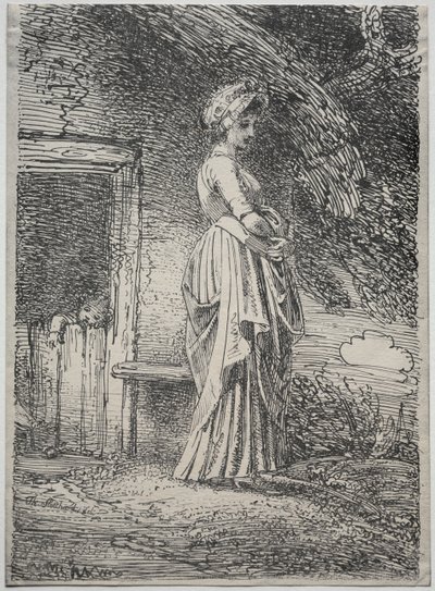 A poliautgráfia mintái: Az elveszett alma, 1803. alkotó: Thomas Stothard