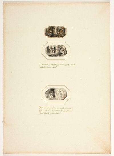Studie für eine Platte aus Telemachus alkotó: Thomas Stothard