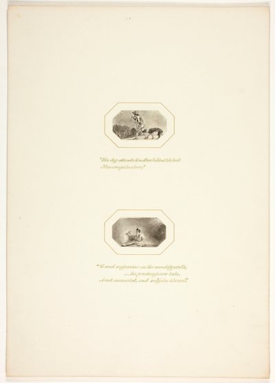 Tanulmány a „The Task” egyik táblájához alkotó: Thomas Stothard