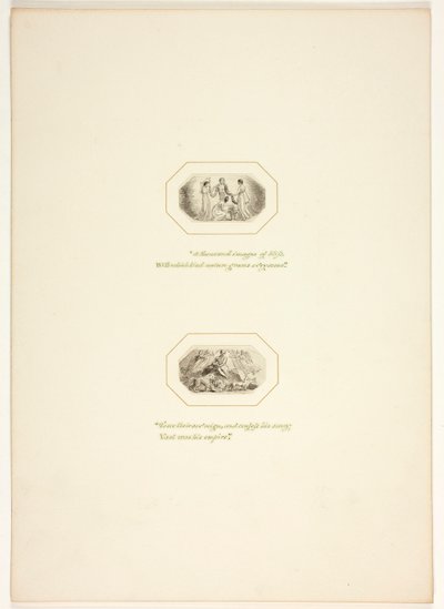Tanulmány a The Task egyik táblájához alkotó: Thomas Stothard
