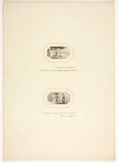 Tanulmány A feladat egyik táblájához alkotó: Thomas Stothard