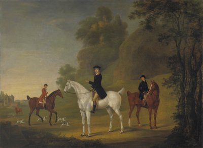 Lord Bulkeley és Harrierjei, vadásza John Wells és Whipper-In R. Jennings alkotó: Thomas Stringer