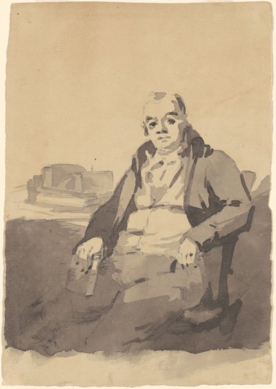 Férfi könyvet tartva [recto] alkotó: Thomas Sully