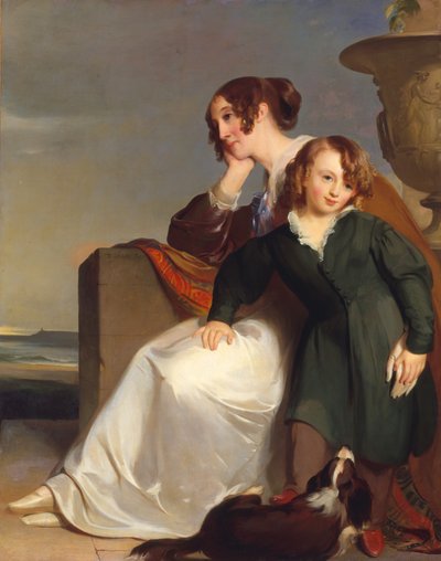 Anya és fia, 1840. alkotó: Thomas Sully