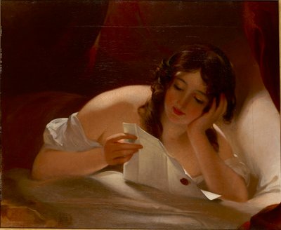 A szerelmes levél, 1834 alkotó: Thomas Sully