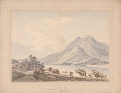 Rigi-hegy és Habsburg ókori vára a Luzerni-tónál alkotó: Thomas Sunderland