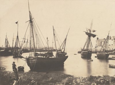 Kikötői jelenet, kb. 1855. alkotó: Thomas Sutton.