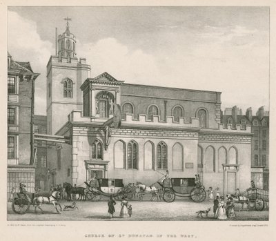 Szent Dunstan templom nyugaton alkotó: Thomas Talbot Bury