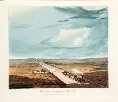 Rainhill Bridge, Chat Moss, Liverpool közelében, 1831 alkotó: Thomas Talbot Bury