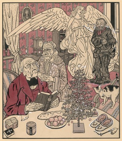 A tékozló fiú vagy A rosszra sikerült fiú (Képek a családi életből, 4. sz.) alkotó: Thomas Theodor Heine
