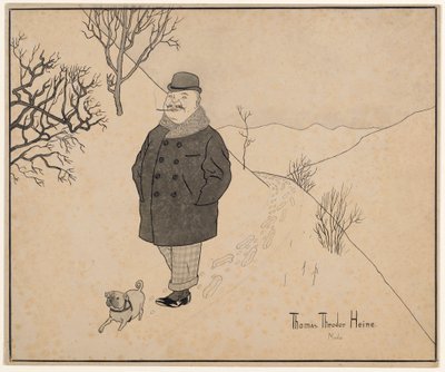Téli séta alkotó: Thomas Theodor Heine