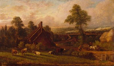 Northfield-i vasútvonal, 1871. alkotó: Thomas Thomas