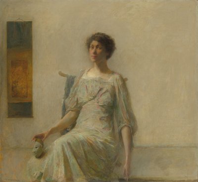 Maszkos hölgy, 1911. alkotó: Thomas Wilmer Dewing