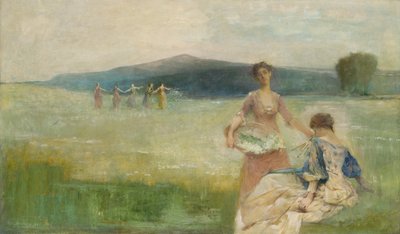 1890 tavasza. alkotó: Thomas Wilmer Dewing