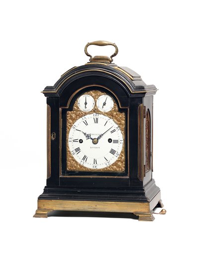 III. György ütős asztali óra, 1770 körül (fa, üveg és fém) (lásd még: 491922) alkotó: Thomas Wagstaff or Wagstaffe
