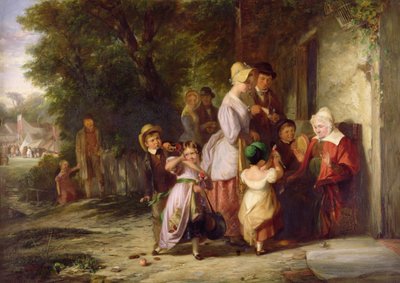 Visszatérve a Vásárról alkotó: Thomas Webster