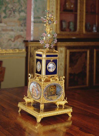 Zenei automata, necessaire és óra, Thomas Weekes, 1800 körül alkotó: Thomas Weekes